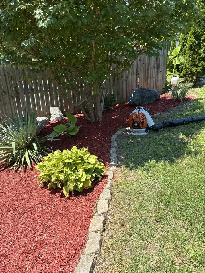 Recent landscaping job by Pastor Landscaping Services in Mocksville, NC