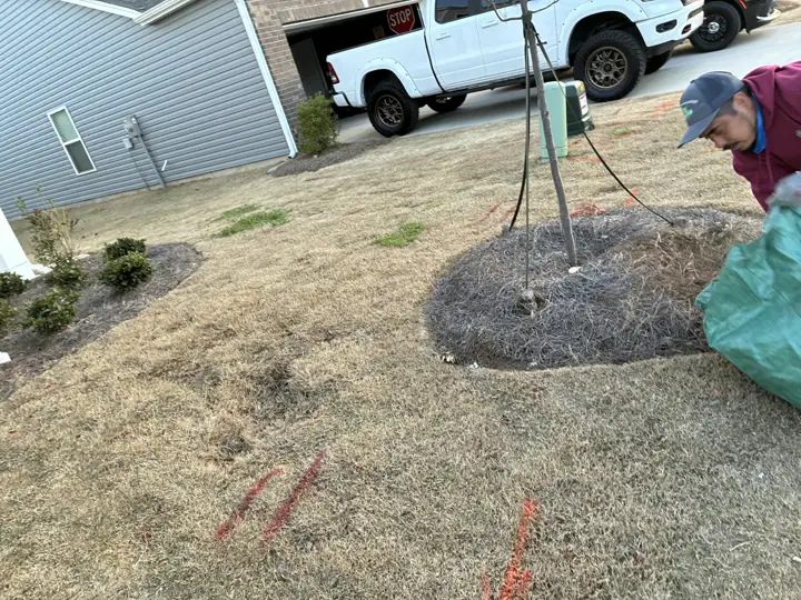 Recent landscaping job by Pastor Landscaping Services in Mocksville, NC