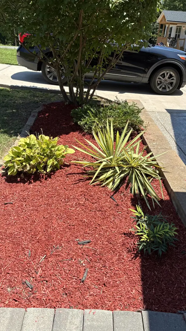 Recent landscaping job by Pastor Landscaping Services in Mocksville, NC