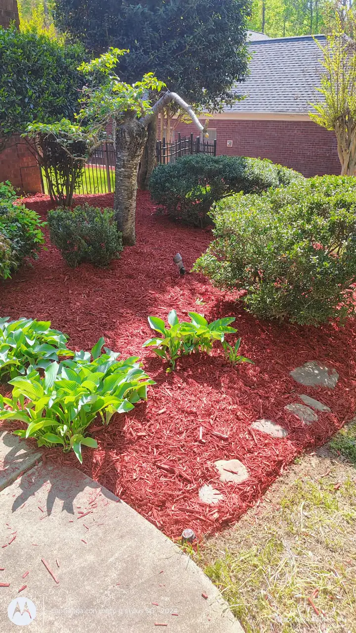 Recent landscaping job by Pastor Landscaping Services in Mocksville, NC