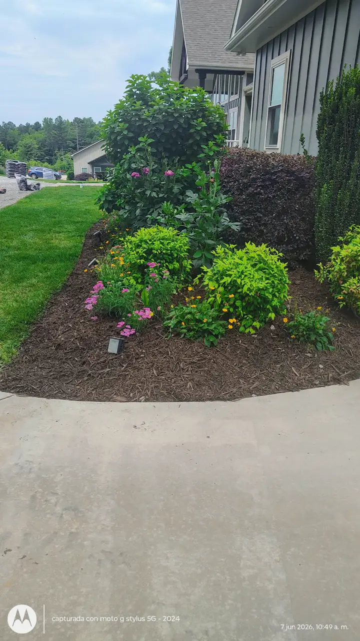 Recent landscaping job by Pastor Landscaping Services in Mocksville, NC