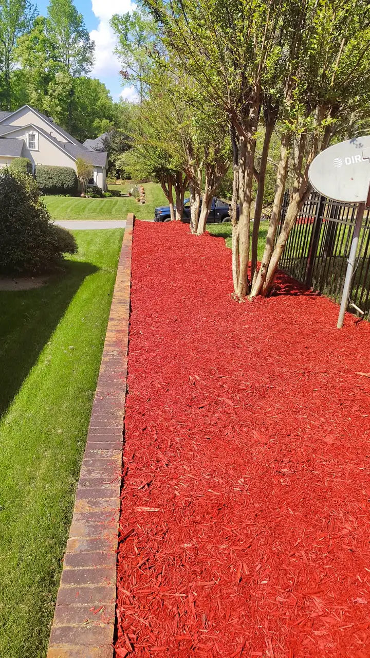 Recent landscaping job by Pastor Landscaping Services in Mocksville, NC