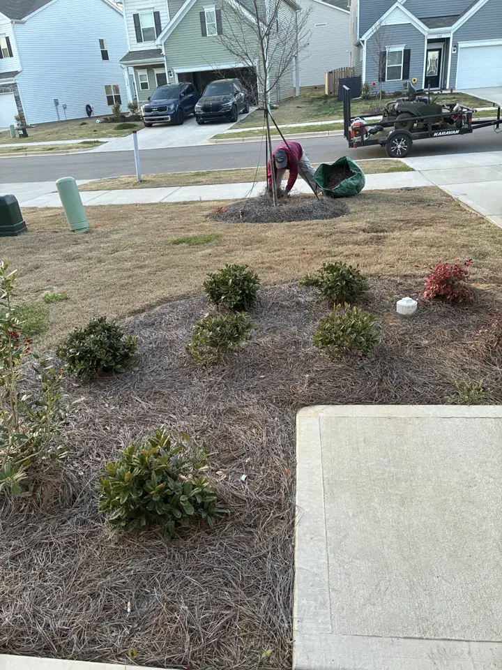 Recent landscaping job by Pastor Landscaping Services in Mocksville, NC