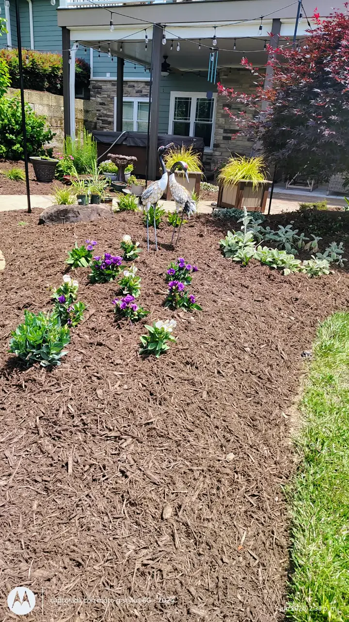 Recent landscaping job by Pastor Landscaping Services in Mocksville, NC